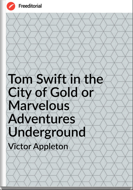 Victor Appleton Tom Swift in the City of Gold or Marvelous Adventures Underground