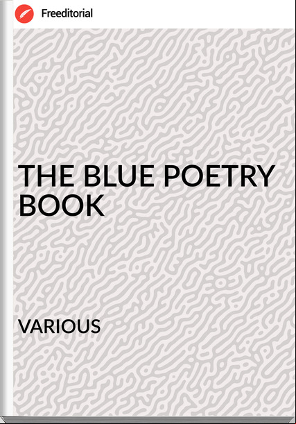 VARIOUS THE BLUE POETRY BOOK